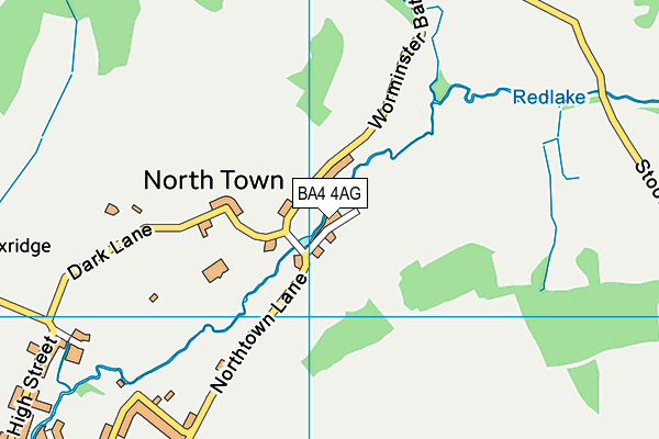BA4 4AG map - OS VectorMap District (Ordnance Survey) BA4 4AG map - OS VectorMap District (Ordnance Survey)