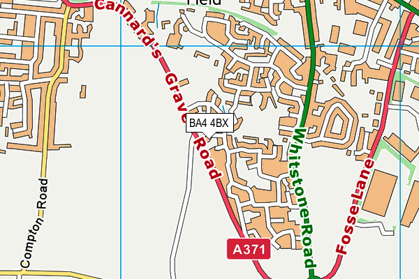 BA4 4BX map - OS VectorMap District (Ordnance Survey) BA4 4BX map - OS VectorMap District (Ordnance Survey)