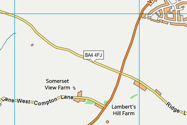 BA4 4FJ map - OS VectorMap District (Ordnance Survey) BA4 4FJ map - OS VectorMap District (Ordnance Survey)