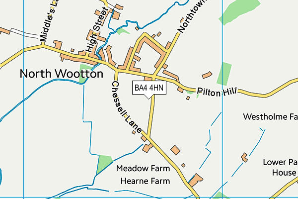 BA4 4HN map - OS VectorMap District (Ordnance Survey)