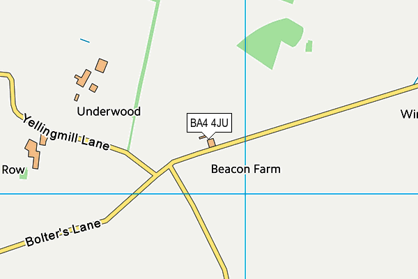 BA4 4JU map - OS VectorMap District (Ordnance Survey) BA4 4JU map - OS VectorMap District (Ordnance Survey)