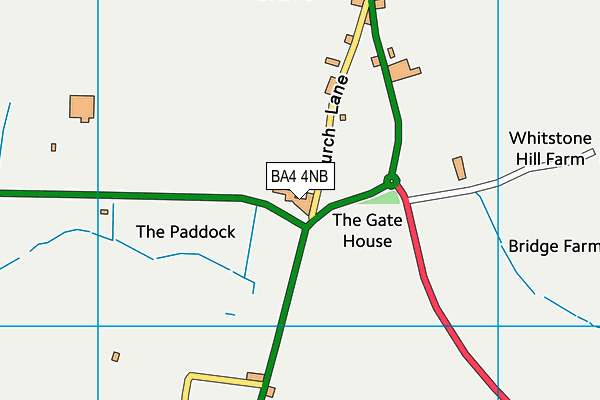 BA4 4NB map - OS VectorMap District (Ordnance Survey) BA4 4NB map - OS VectorMap District (Ordnance Survey)