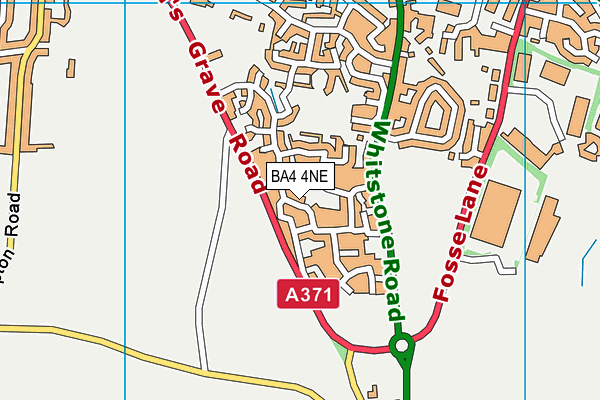 BA4 4NE map - OS VectorMap District (Ordnance Survey) BA4 4NE map - OS VectorMap District (Ordnance Survey)