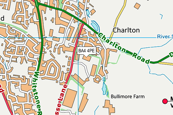 BA4 4PE map - OS VectorMap District (Ordnance Survey) BA4 4PE map - OS VectorMap District (Ordnance Survey)