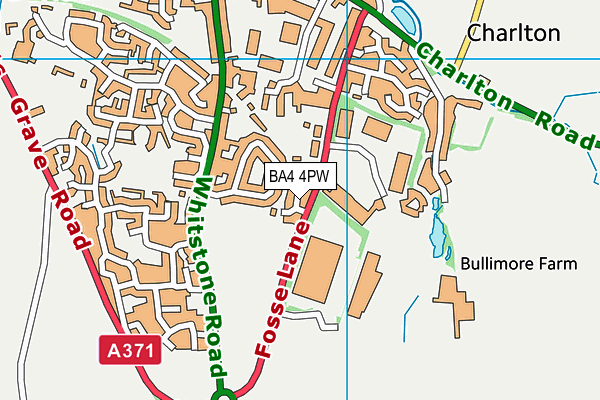 BA4 4PW map - OS VectorMap District (Ordnance Survey) BA4 4PW map - OS VectorMap District (Ordnance Survey)