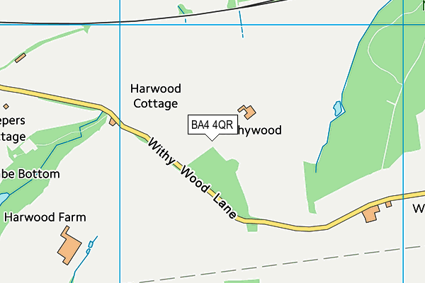 BA4 4QR map - OS VectorMap District (Ordnance Survey) BA4 4QR map - OS VectorMap District (Ordnance Survey)