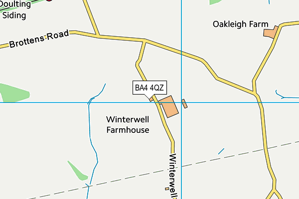BA4 4QZ map - OS VectorMap District (Ordnance Survey) BA4 4QZ map - OS VectorMap District (Ordnance Survey)