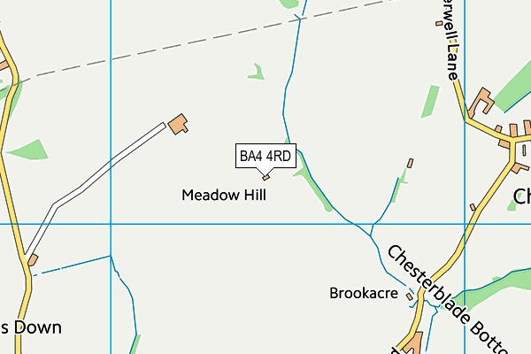 BA4 4RD map - OS VectorMap District (Ordnance Survey) BA4 4RD map - OS VectorMap District (Ordnance Survey)