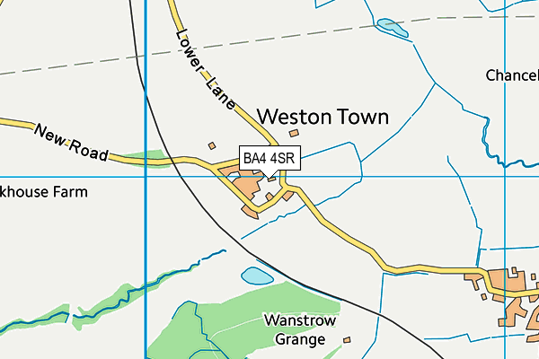 BA4 4SR map - OS VectorMap District (Ordnance Survey) BA4 4SR map - OS VectorMap District (Ordnance Survey)