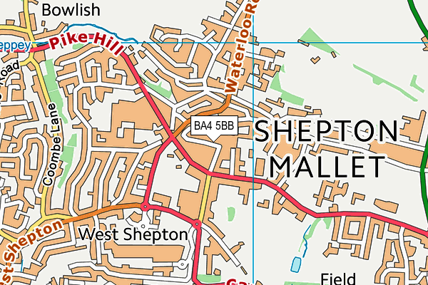 BA4 5BB map - OS VectorMap District (Ordnance Survey) BA4 5BB map - OS VectorMap District (Ordnance Survey)