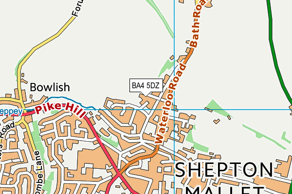 BA4 5DZ map - OS VectorMap District (Ordnance Survey) BA4 5DZ map - OS VectorMap District (Ordnance Survey)
