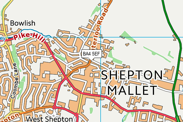 BA4 5EF map - OS VectorMap District (Ordnance Survey) BA4 5EF map - OS VectorMap District (Ordnance Survey)