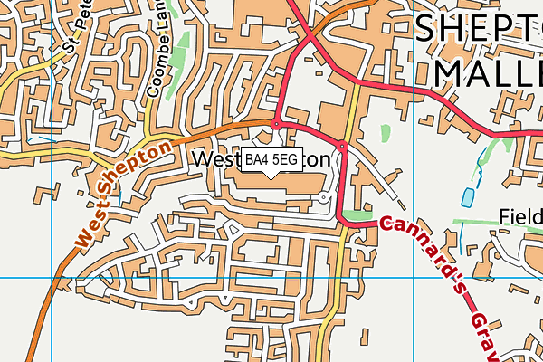 BA4 5EG map - OS VectorMap District (Ordnance Survey) BA4 5EG map - OS VectorMap District (Ordnance Survey)