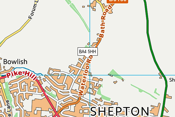 BA4 5HH map - OS VectorMap District (Ordnance Survey) BA4 5HH map - OS VectorMap District (Ordnance Survey)