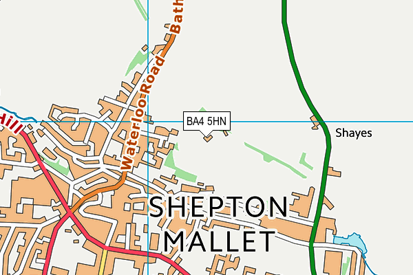BA4 5HN map - OS VectorMap District (Ordnance Survey) BA4 5HN map - OS VectorMap District (Ordnance Survey)