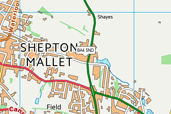 BA4 5ND map - OS VectorMap District (Ordnance Survey) BA4 5ND map - OS VectorMap District (Ordnance Survey)