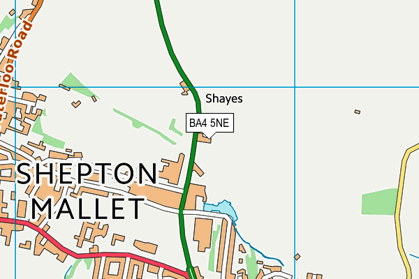 BA4 5NE map - OS VectorMap District (Ordnance Survey) BA4 5NE map - OS VectorMap District (Ordnance Survey)