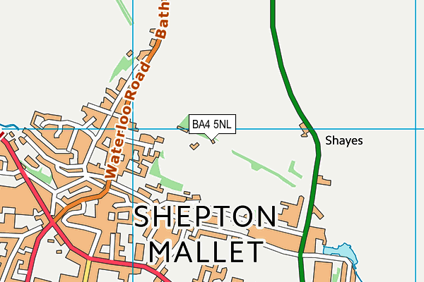 BA4 5NL map - OS VectorMap District (Ordnance Survey) BA4 5NL map - OS VectorMap District (Ordnance Survey)