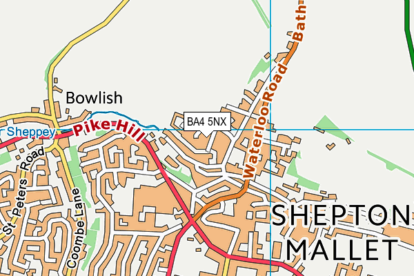 BA4 5NX map - OS VectorMap District (Ordnance Survey) BA4 5NX map - OS VectorMap District (Ordnance Survey)