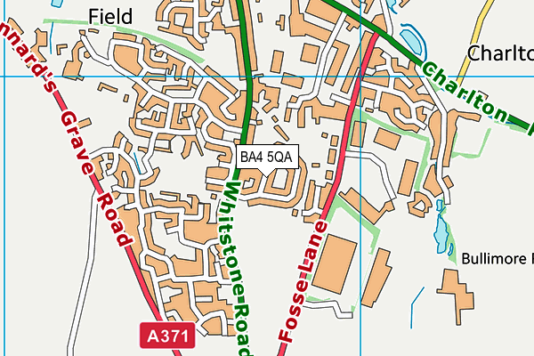 BA4 5QA map - OS VectorMap District (Ordnance Survey) BA4 5QA map - OS VectorMap District (Ordnance Survey)