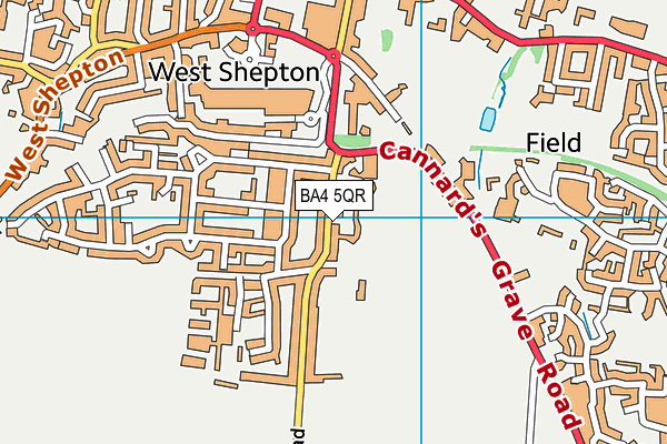 BA4 5QR map - OS VectorMap District (Ordnance Survey) BA4 5QR map - OS VectorMap District (Ordnance Survey)