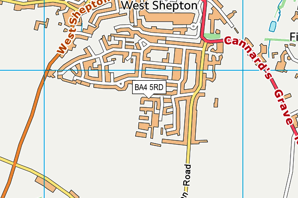 BA4 5RD map - OS VectorMap District (Ordnance Survey) BA4 5RD map - OS VectorMap District (Ordnance Survey)