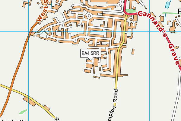 BA4 5RR map - OS VectorMap District (Ordnance Survey) BA4 5RR map - OS VectorMap District (Ordnance Survey)