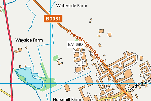 BA4 6BQ map - OS VectorMap District (Ordnance Survey) BA4 6BQ map - OS VectorMap District (Ordnance Survey)