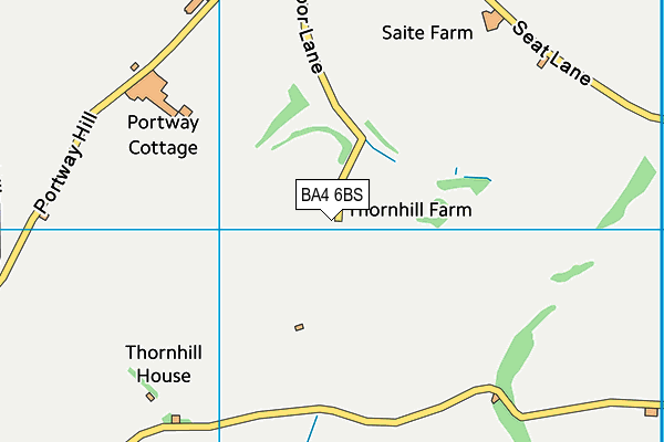 BA4 6BS map - OS VectorMap District (Ordnance Survey) BA4 6BS map - OS VectorMap District (Ordnance Survey)