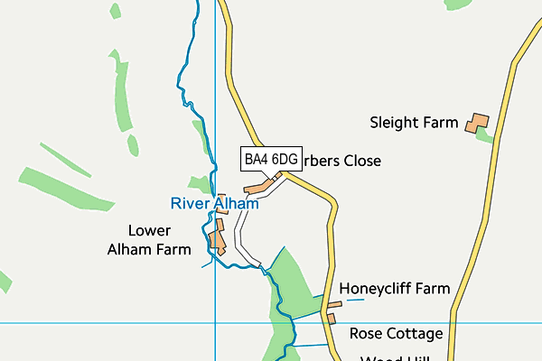 BA4 6DG map - OS VectorMap District (Ordnance Survey) BA4 6DG map - OS VectorMap District (Ordnance Survey)
