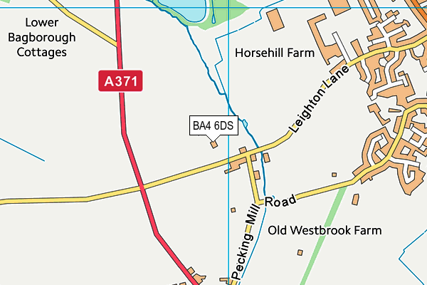 BA4 6DS map - OS VectorMap District (Ordnance Survey) BA4 6DS map - OS VectorMap District (Ordnance Survey)