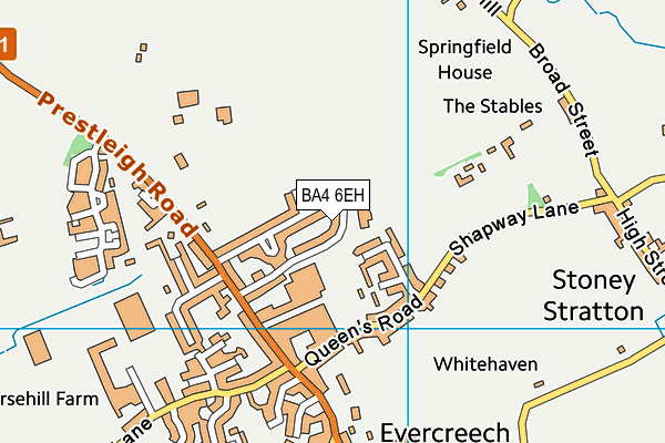 BA4 6EH map - OS VectorMap District (Ordnance Survey) BA4 6EH map - OS VectorMap District (Ordnance Survey)