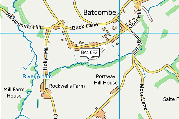 BA4 6EZ map - OS VectorMap District (Ordnance Survey) BA4 6EZ map - OS VectorMap District (Ordnance Survey)
