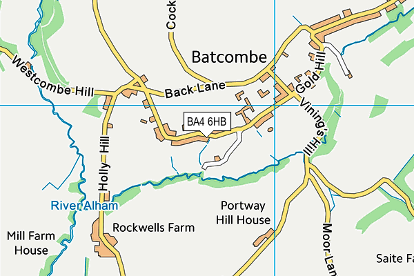 BA4 6HB map - OS VectorMap District (Ordnance Survey) BA4 6HB map - OS VectorMap District (Ordnance Survey)