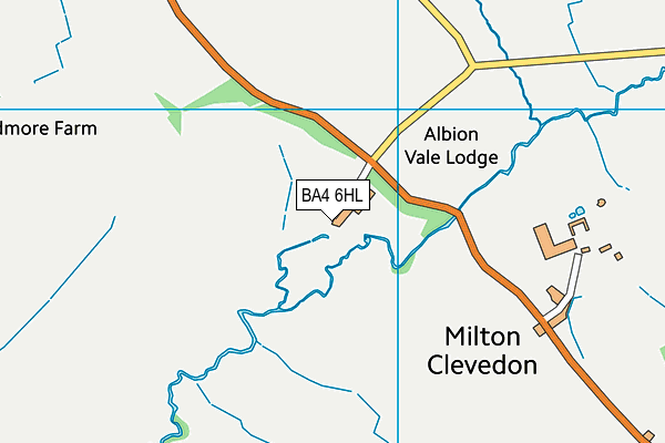 BA4 6HL map - OS VectorMap District (Ordnance Survey) BA4 6HL map - OS VectorMap District (Ordnance Survey)