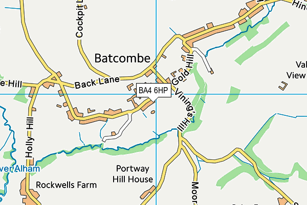 BA4 6HP map - OS VectorMap District (Ordnance Survey) BA4 6HP map - OS VectorMap District (Ordnance Survey)