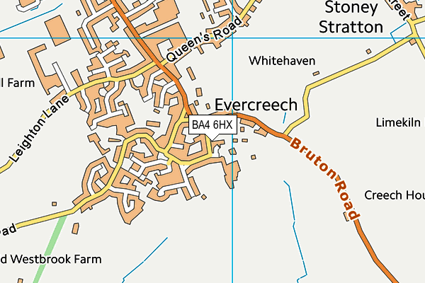 BA4 6HX map - OS VectorMap District (Ordnance Survey) BA4 6HX map - OS VectorMap District (Ordnance Survey)