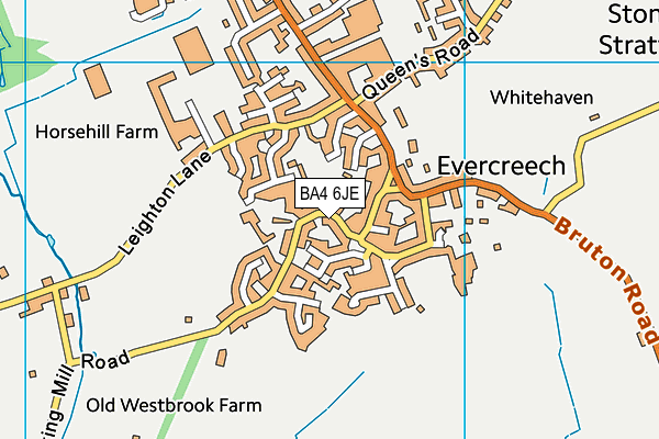BA4 6JE map - OS VectorMap District (Ordnance Survey) BA4 6JE map - OS VectorMap District (Ordnance Survey)