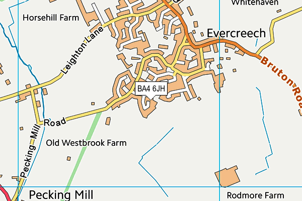 BA4 6JH map - OS VectorMap District (Ordnance Survey) BA4 6JH map - OS VectorMap District (Ordnance Survey)