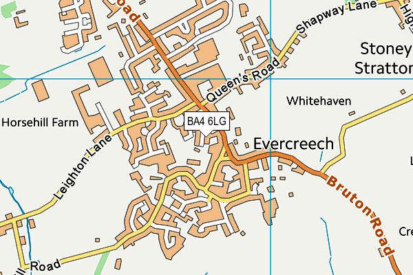 BA4 6LG map - OS VectorMap District (Ordnance Survey) BA4 6LG map - OS VectorMap District (Ordnance Survey)