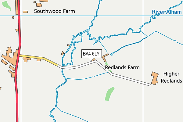 BA4 6LY map - OS VectorMap District (Ordnance Survey) BA4 6LY map - OS VectorMap District (Ordnance Survey)