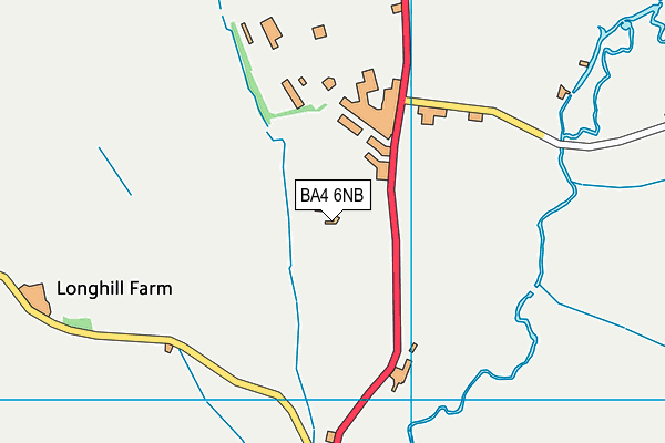 BA4 6NB map - OS VectorMap District (Ordnance Survey) BA4 6NB map - OS VectorMap District (Ordnance Survey)