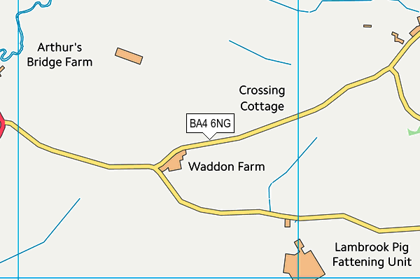 BA4 6NG map - OS VectorMap District (Ordnance Survey) BA4 6NG map - OS VectorMap District (Ordnance Survey)