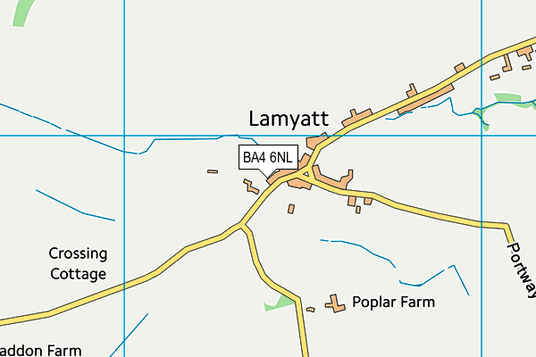 BA4 6NL map - OS VectorMap District (Ordnance Survey) BA4 6NL map - OS VectorMap District (Ordnance Survey)