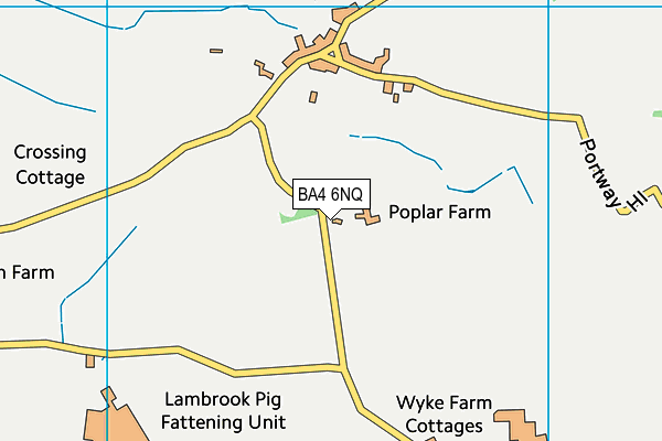 BA4 6NQ map - OS VectorMap District (Ordnance Survey) BA4 6NQ map - OS VectorMap District (Ordnance Survey)