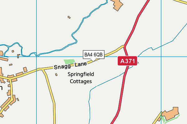 BA4 6QB map - OS VectorMap District (Ordnance Survey) BA4 6QB map - OS VectorMap District (Ordnance Survey)