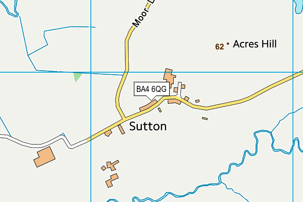 BA4 6QG map - OS VectorMap District (Ordnance Survey) BA4 6QG map - OS VectorMap District (Ordnance Survey)