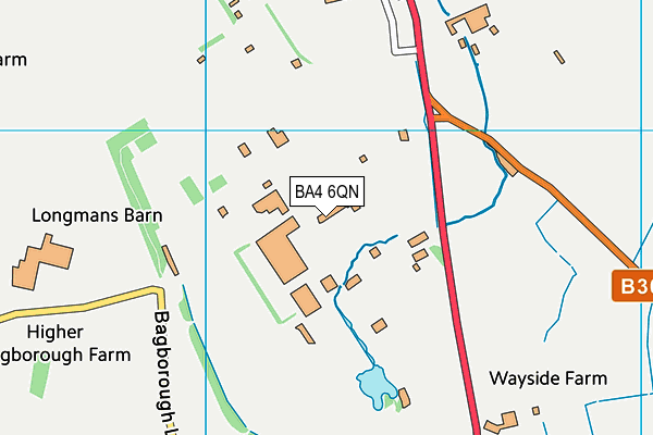 BA4 6QN map - OS VectorMap District (Ordnance Survey) BA4 6QN map - OS VectorMap District (Ordnance Survey)