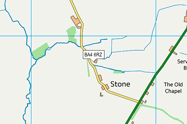 BA4 6RZ map - OS VectorMap District (Ordnance Survey) BA4 6RZ map - OS VectorMap District (Ordnance Survey)