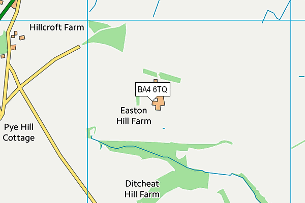 BA4 6TQ map - OS VectorMap District (Ordnance Survey) BA4 6TQ map - OS VectorMap District (Ordnance Survey)